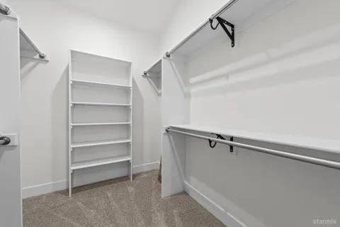 a view of a walk in closet