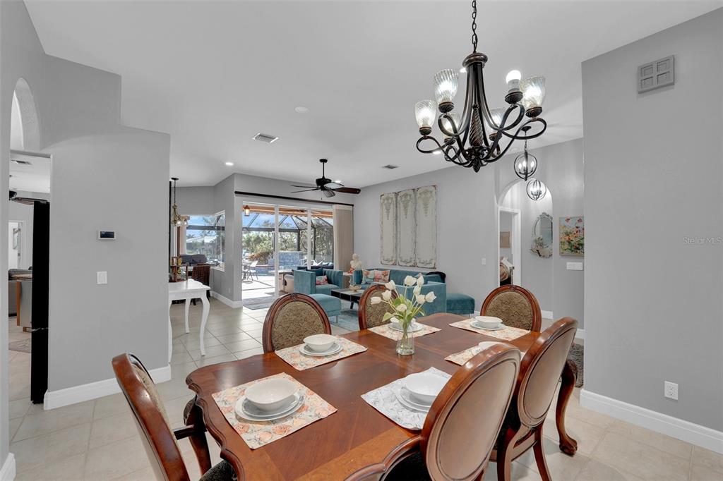 2436 Deborah Drive Punta Gorda, FL 33950 - Photo 20 of 66 a very nice looking dining room with a table and chairs