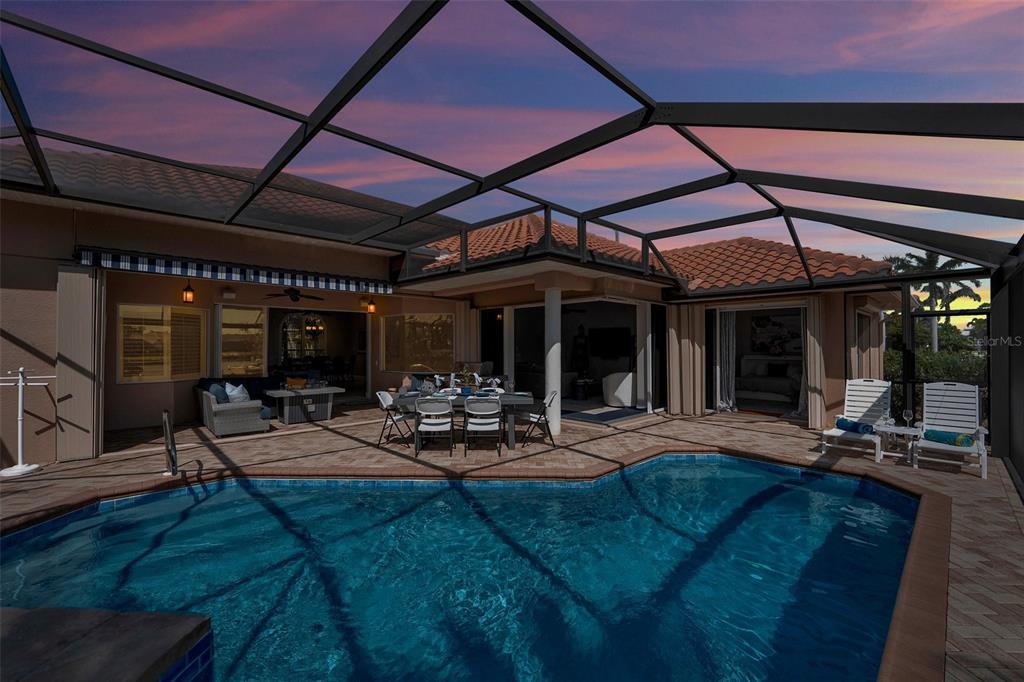 2436 Deborah Drive Punta Gorda, FL 33950 - Photo 44 of 66 a view of a backyard with sitting area and furniture