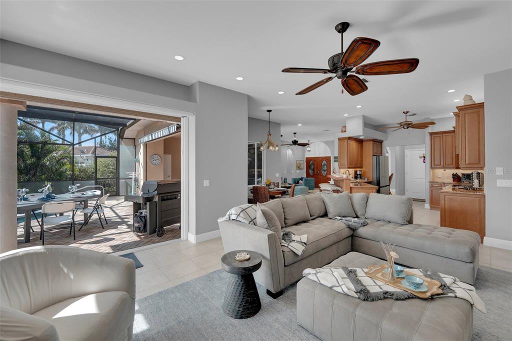 2436 Deborah Drive Punta Gorda, FL 33950 - Photo 10 of 66 a living room with furniture and a large window