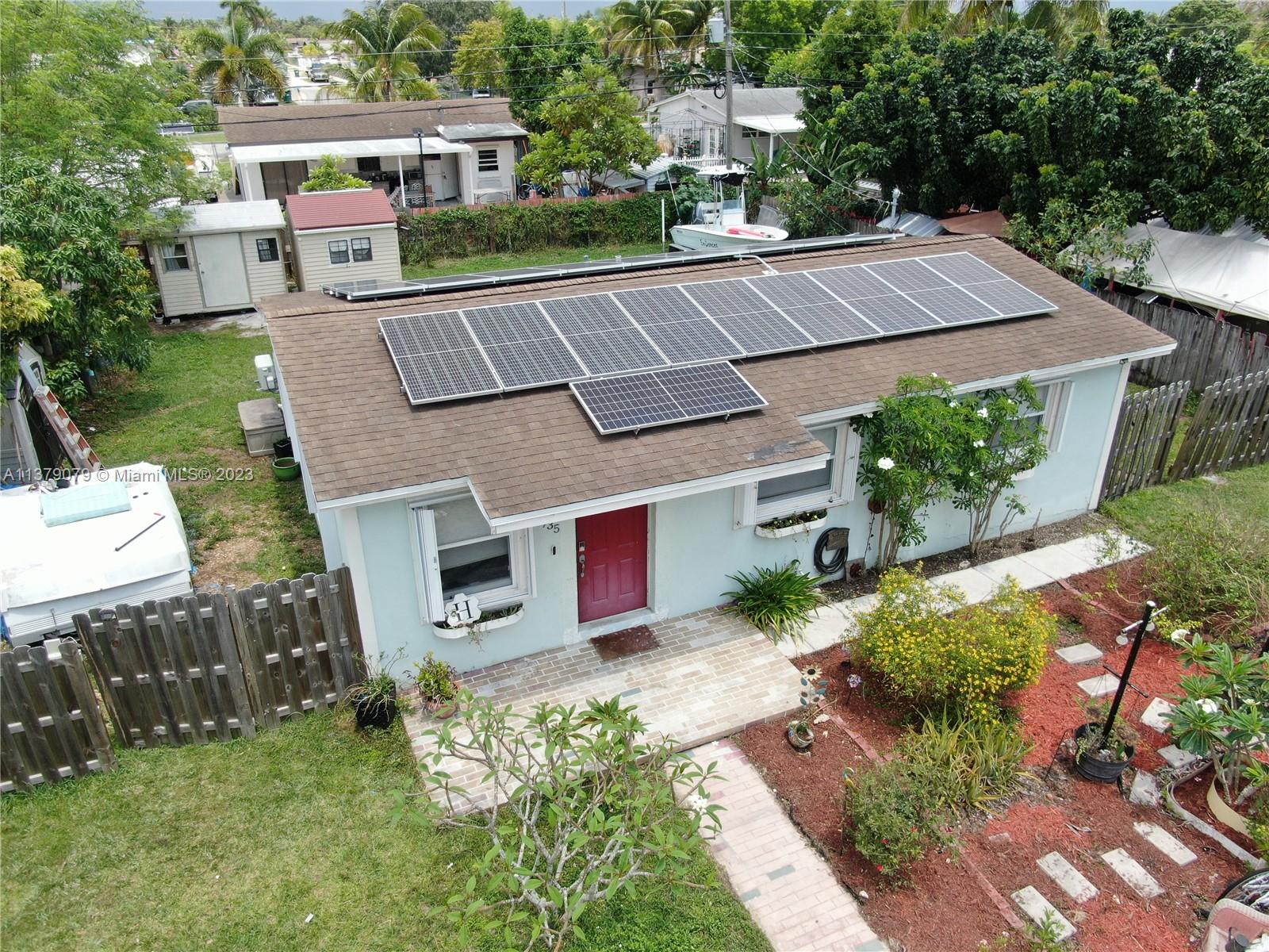 14735 Southwest 302nd Street Homestead, FL 33033 - Photo 1 of 23 an aerial view of a house with a yard