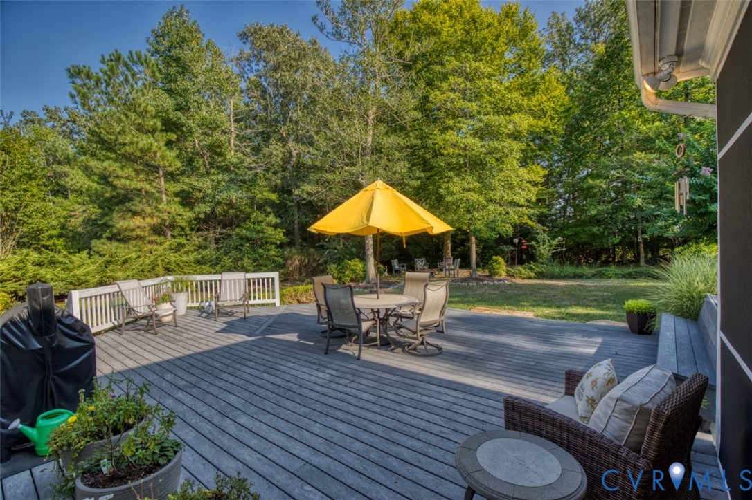 9960 Mill Pond Road Toano, VA 23168 - Photo 42 of 42 Expansive outdoor deck with composite decking, whi