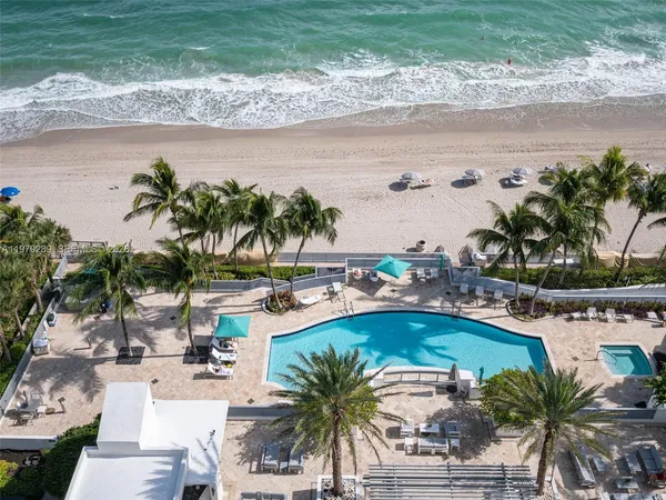 a view of a city with tall buildings