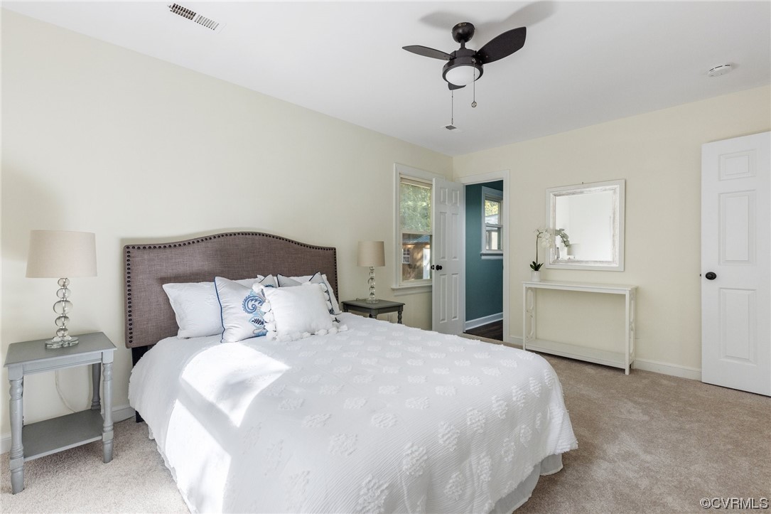 6940 Manning Road Chesterfield, VA 23832 - Photo 17 of 29 Carpeted bedroom featuring ceiling fan