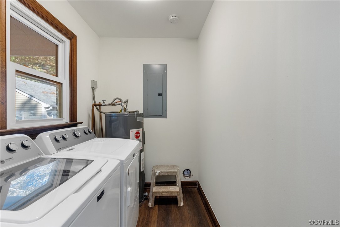 6940 Manning Road Chesterfield, VA 23832 - Photo 24 of 29 Washroom with hardwood flooring and independent wa