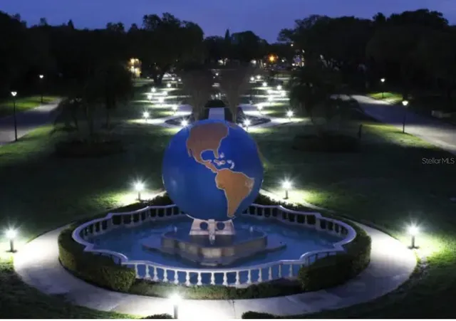 a lamp that is sitting on a floor