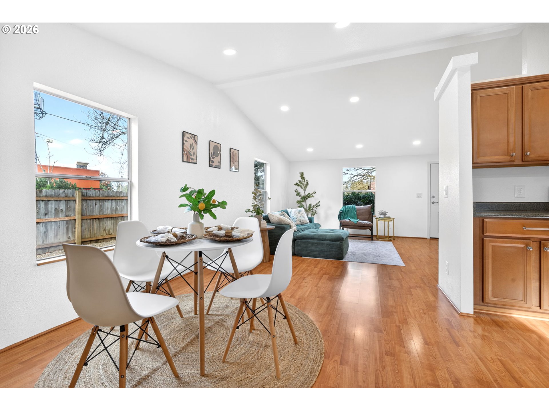 110 South Harrison Street Newberg, OR 97132 - Photo 15 of 41 a living room with furniture and wooden floor