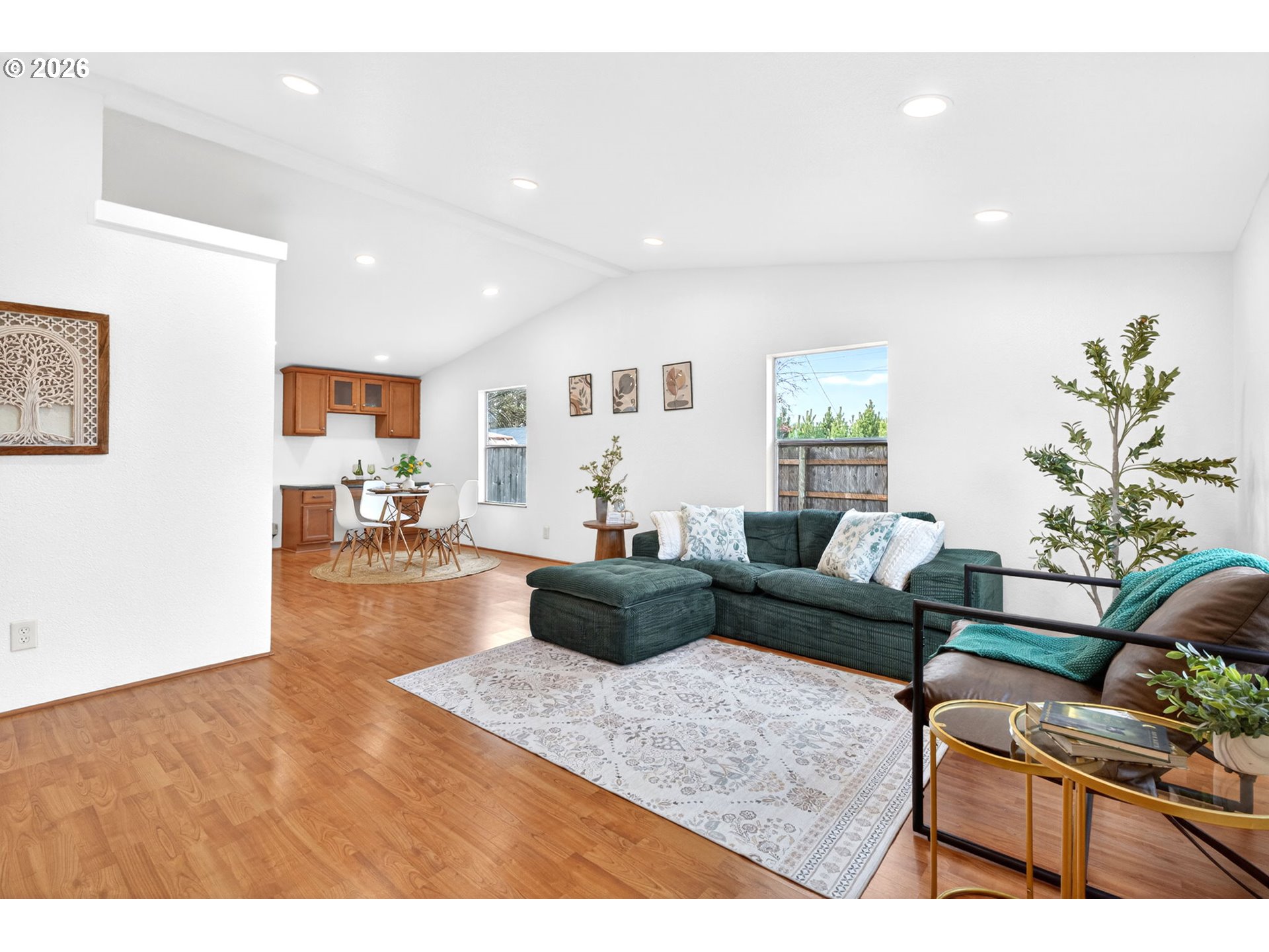110 South Harrison Street Newberg, OR 97132 - Photo 3 of 41 a living room with furniture and a wooden floor