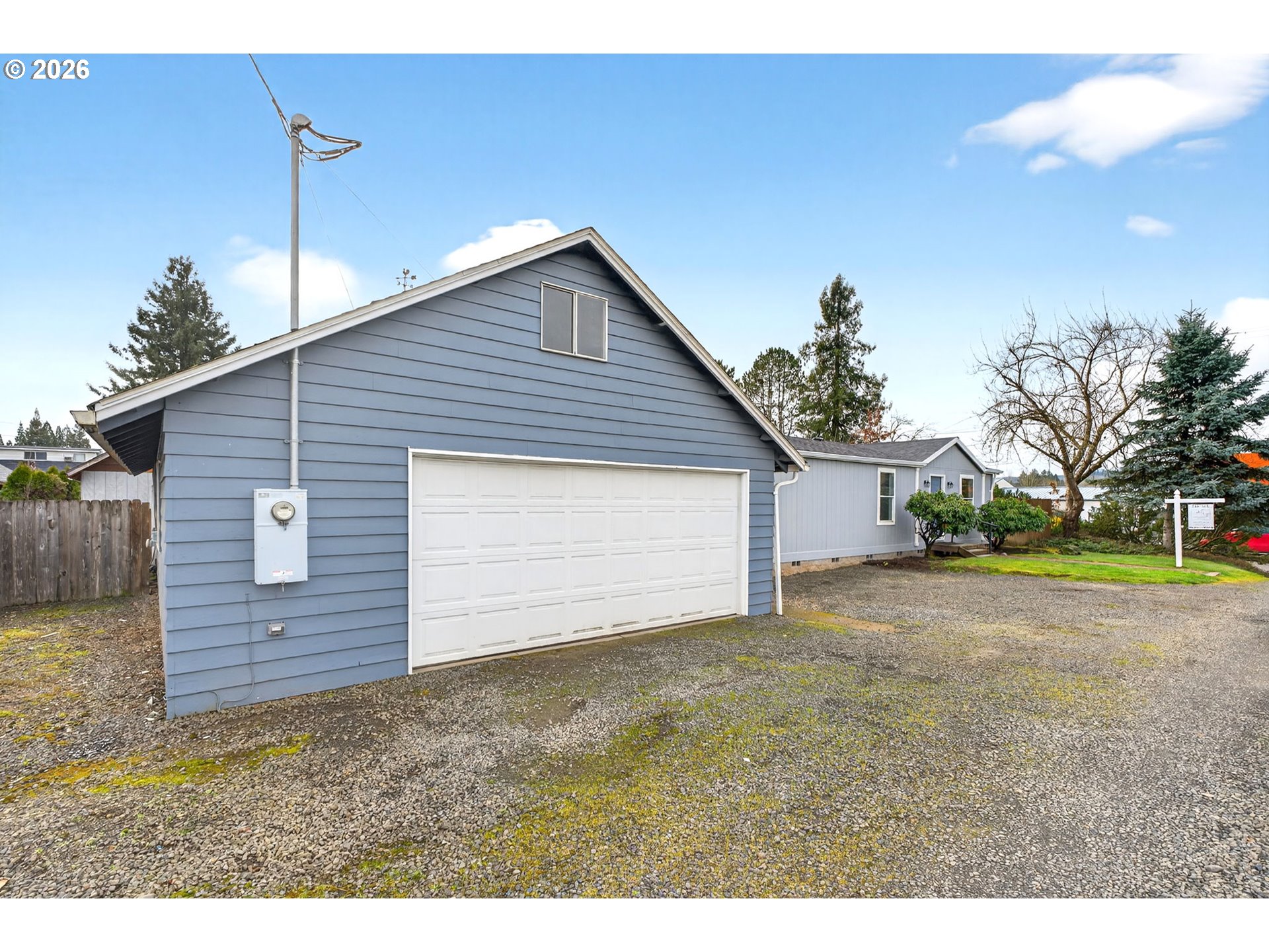 110 South Harrison Street Newberg, OR 97132 - Photo 40 of 41 a view of a backyard with a cabin