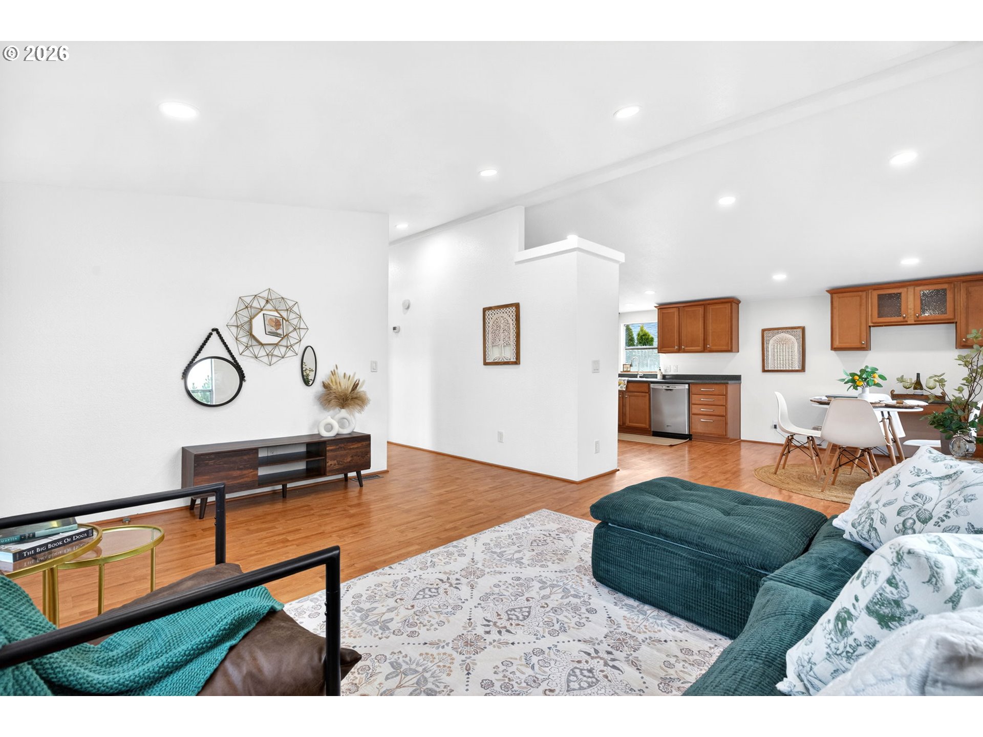 110 South Harrison Street Newberg, OR 97132 - Photo 6 of 41 a living room with furniture and a wooden floor