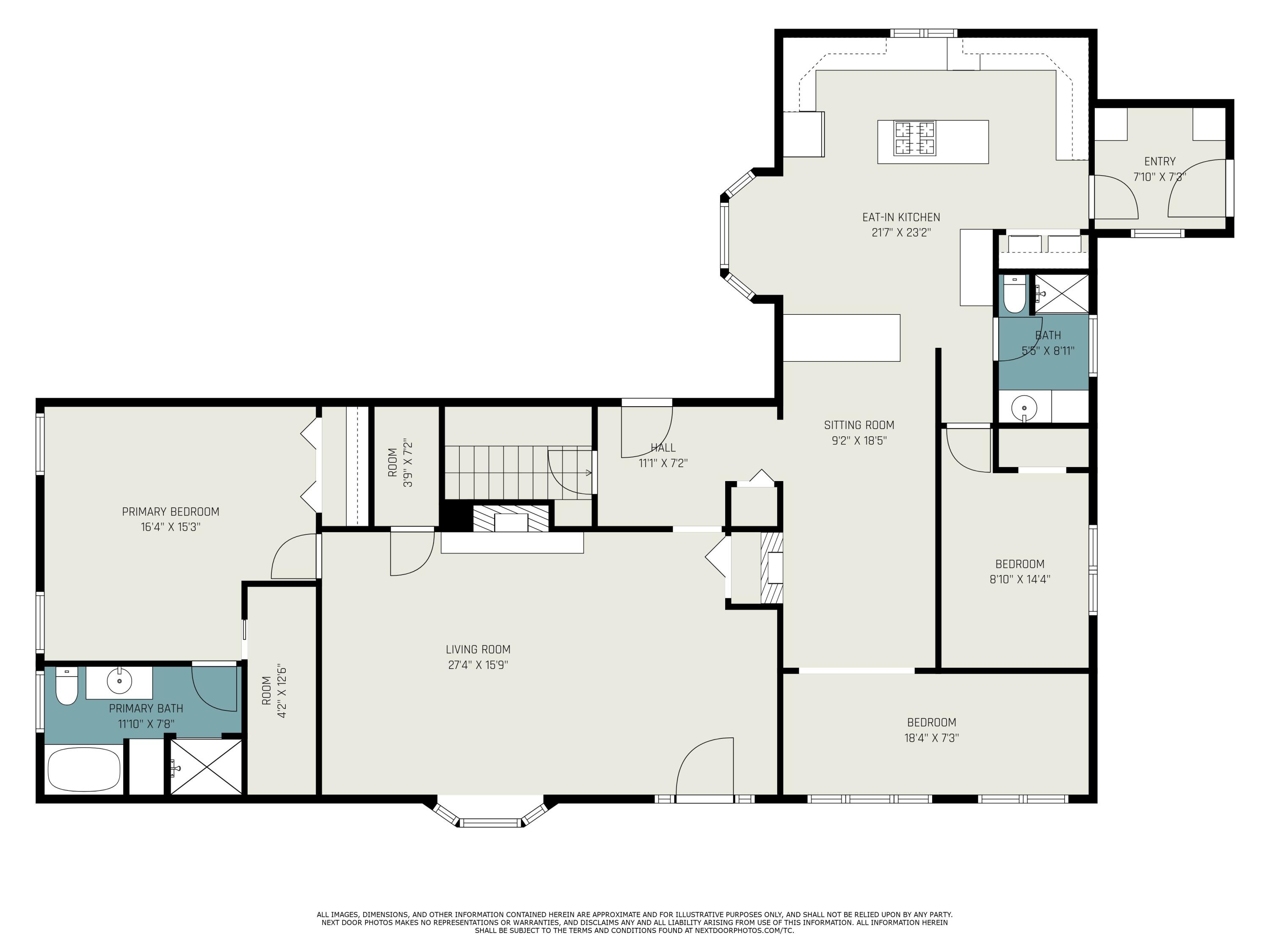 5699 North Red Oak Road Lewiston, MI 49756 - Photo 35 of 36 Main Level Floorplan