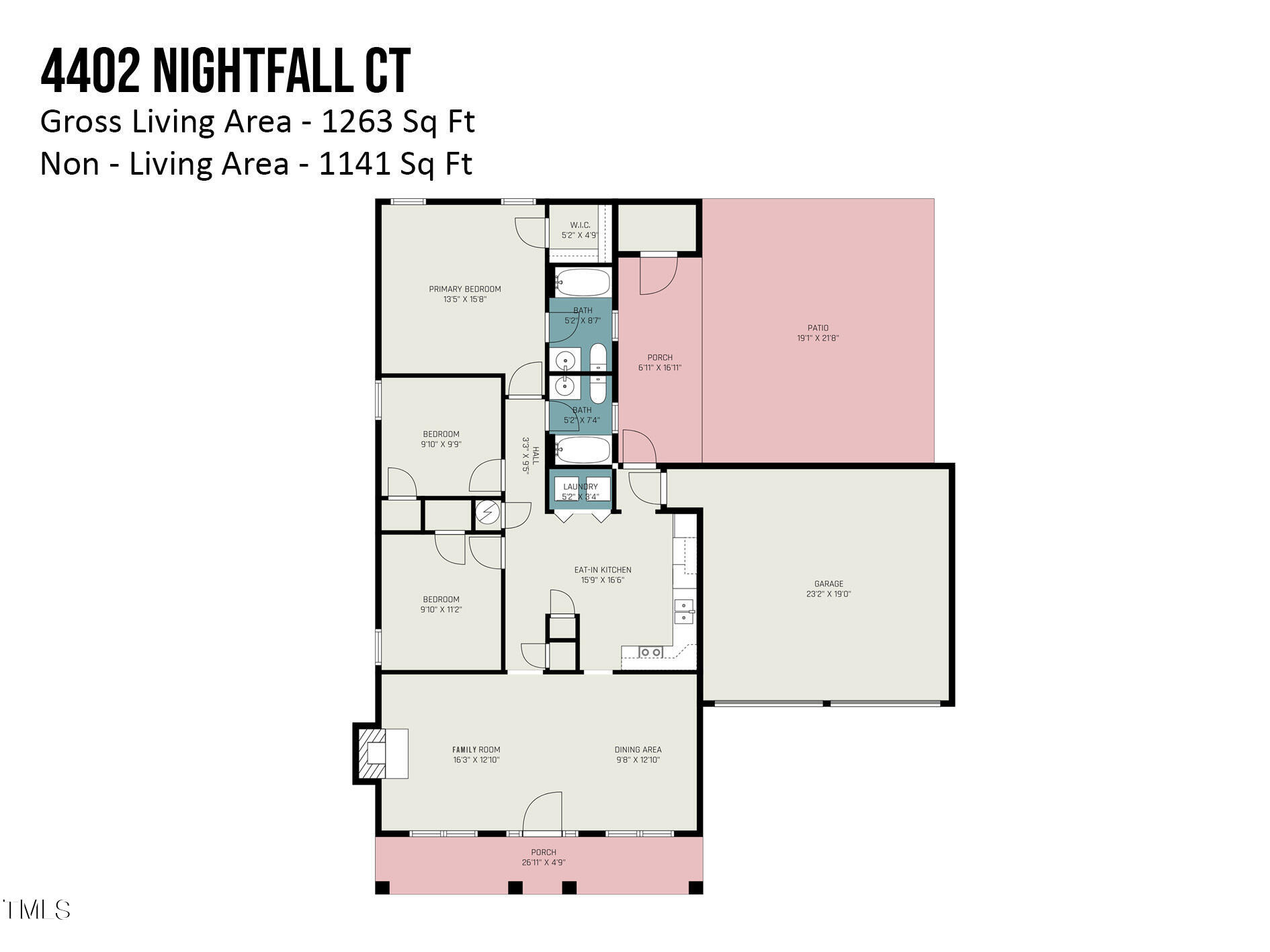 4402 Nightfall Court Durham, NC 27713 - Photo 21 of 21 4402 Nightfall Ct Floorplan