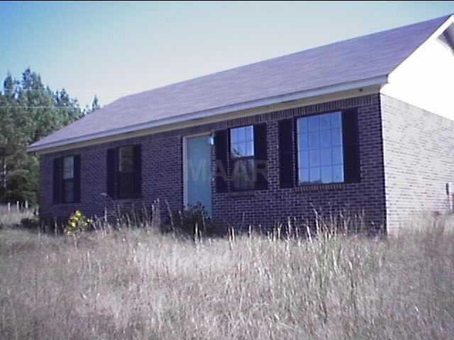 a front view of house