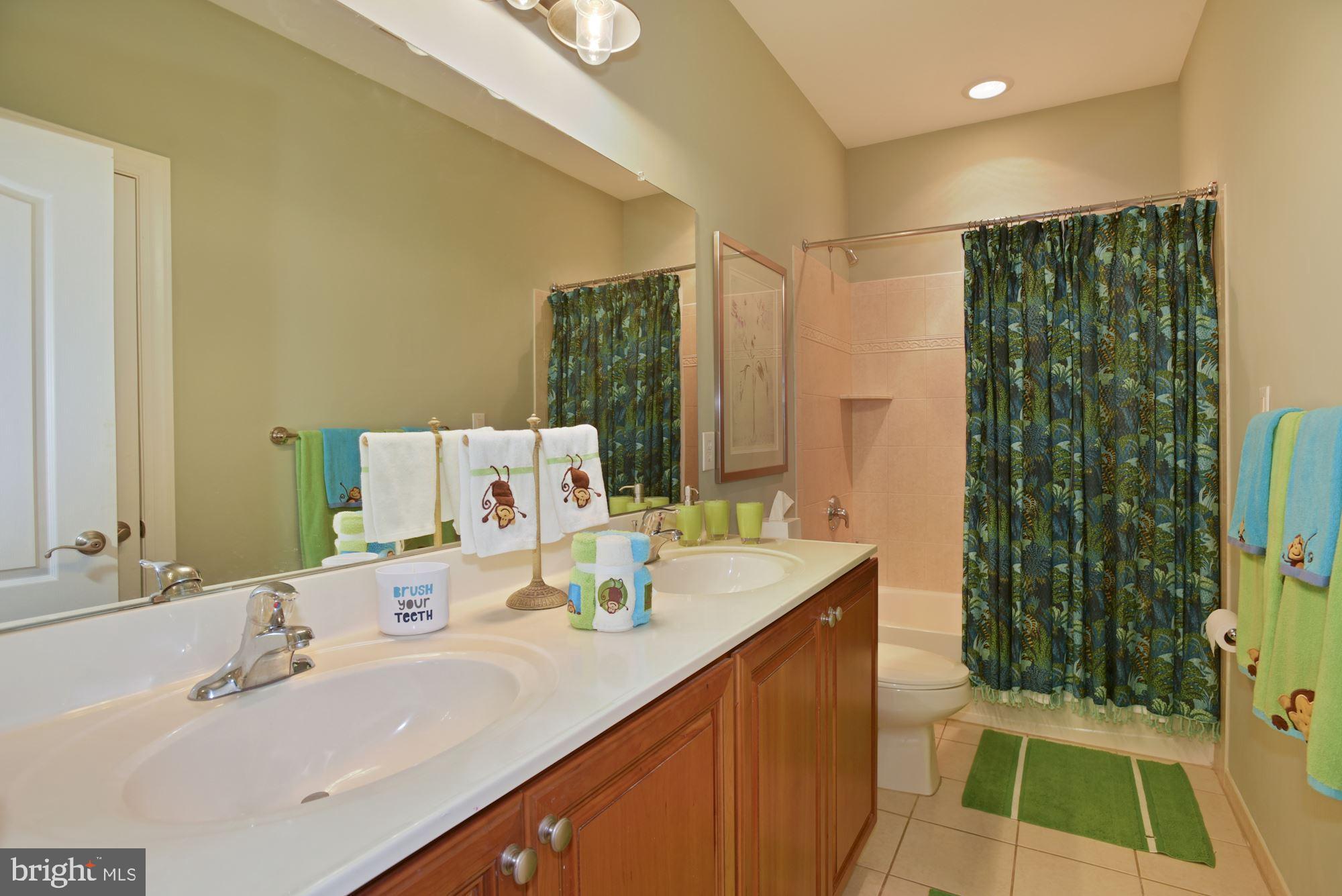 74 Balsam Road Lumberton, NJ 08048 - Photo 36 of 56 a bathroom with a double vanity sink mirror and shower