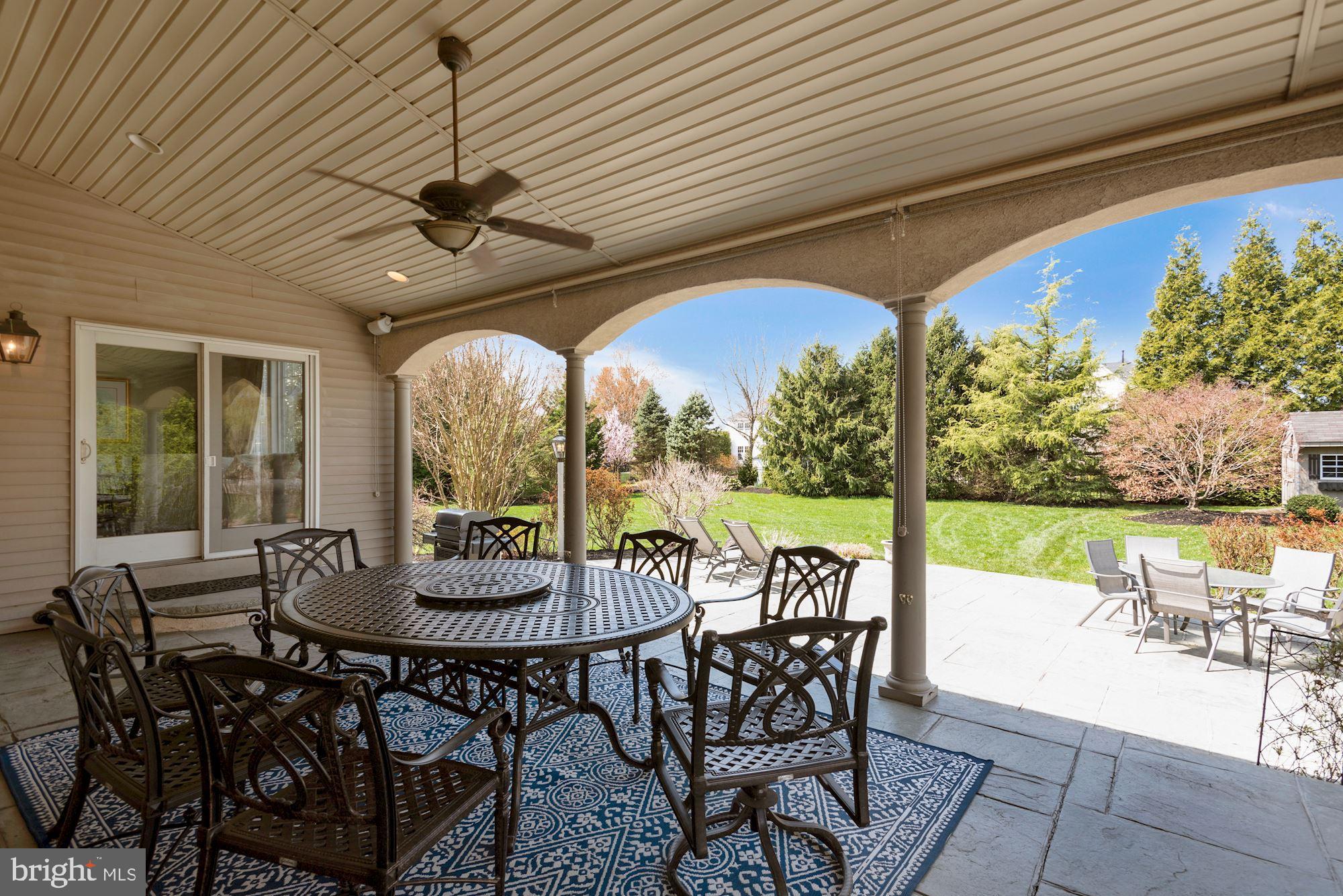 74 Balsam Road Lumberton, NJ 08048 - Photo 43 of 56 a view of a patio with a table chairs and backyard