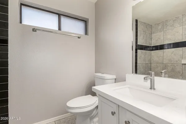 a bathroom with a sink and a toilet