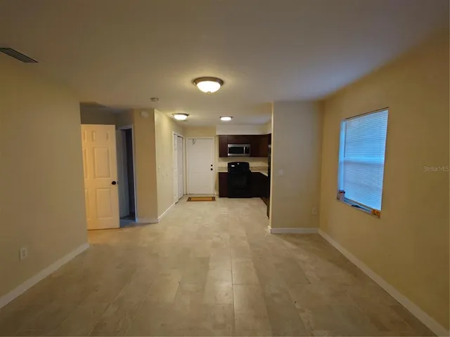 a view of an empty room