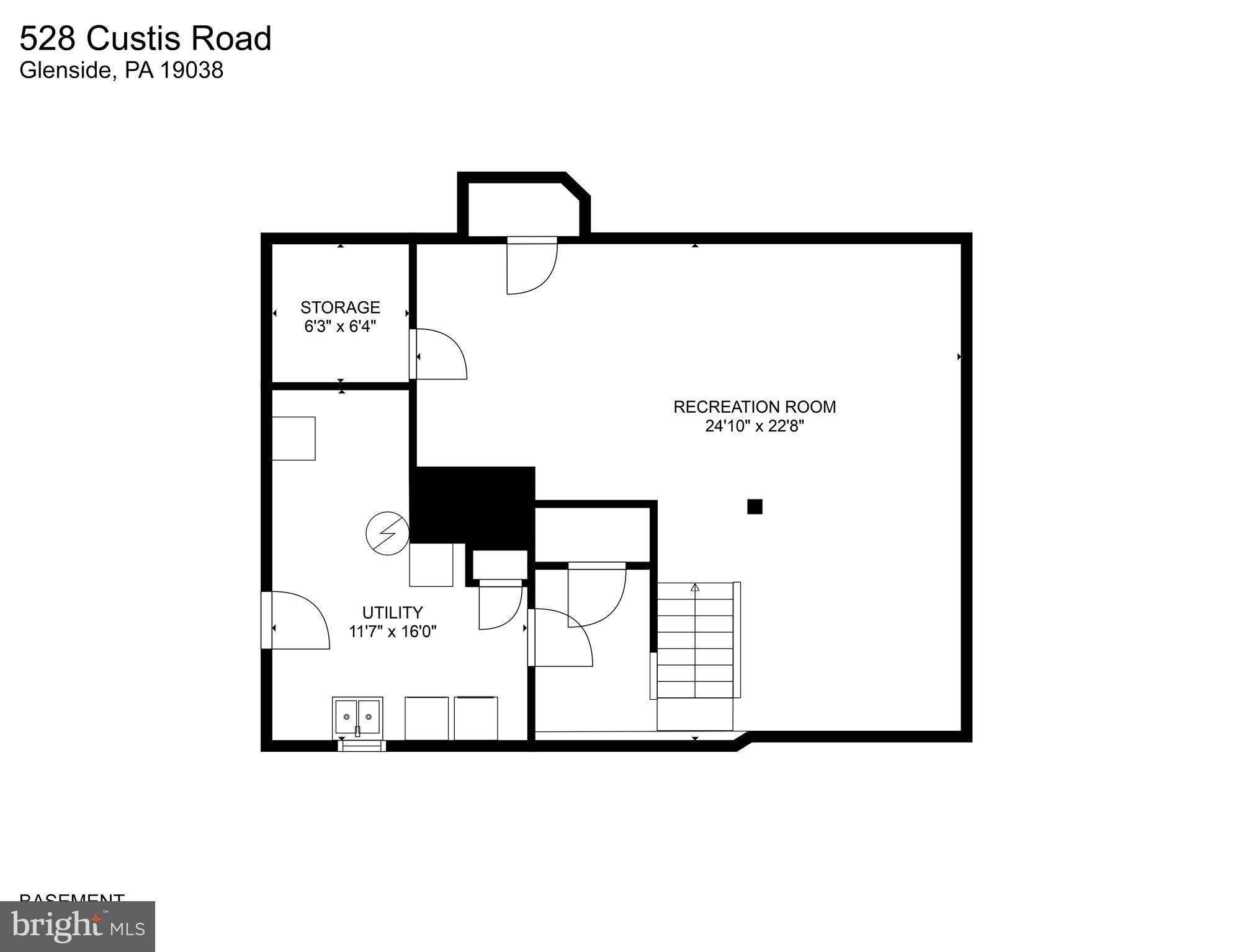 528 Custis Road Glenside, PA 19038 - Photo 60 of 60 Basement