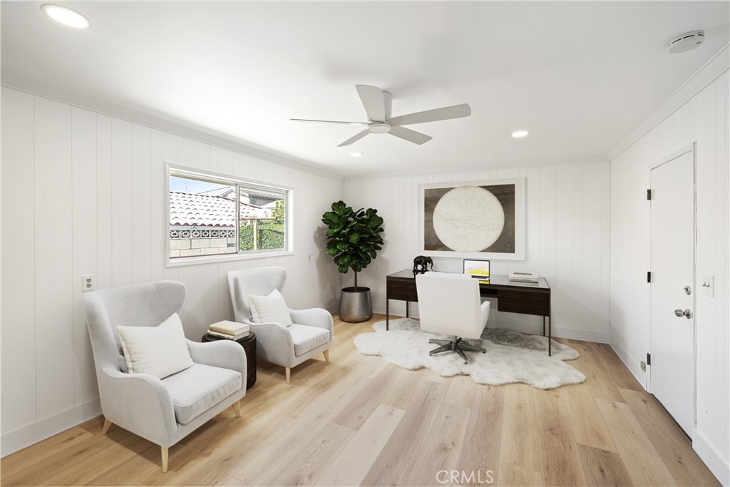 1176 Steele Drive Brea, CA 92821 - Photo 28 of 39 a living room with furniture a window and a potted plant