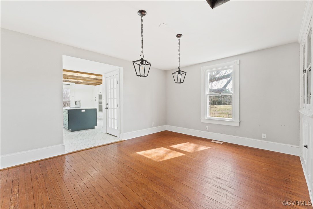 1092 Hull Neck Road Heathsville, VA 22473 - Photo 13 of 50 Dining Room with built in cabinets with Original h