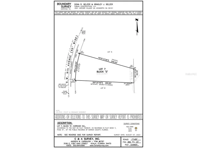 $63,999 | Tbd Southwest 9th Avenue, Ocala, FL 34471