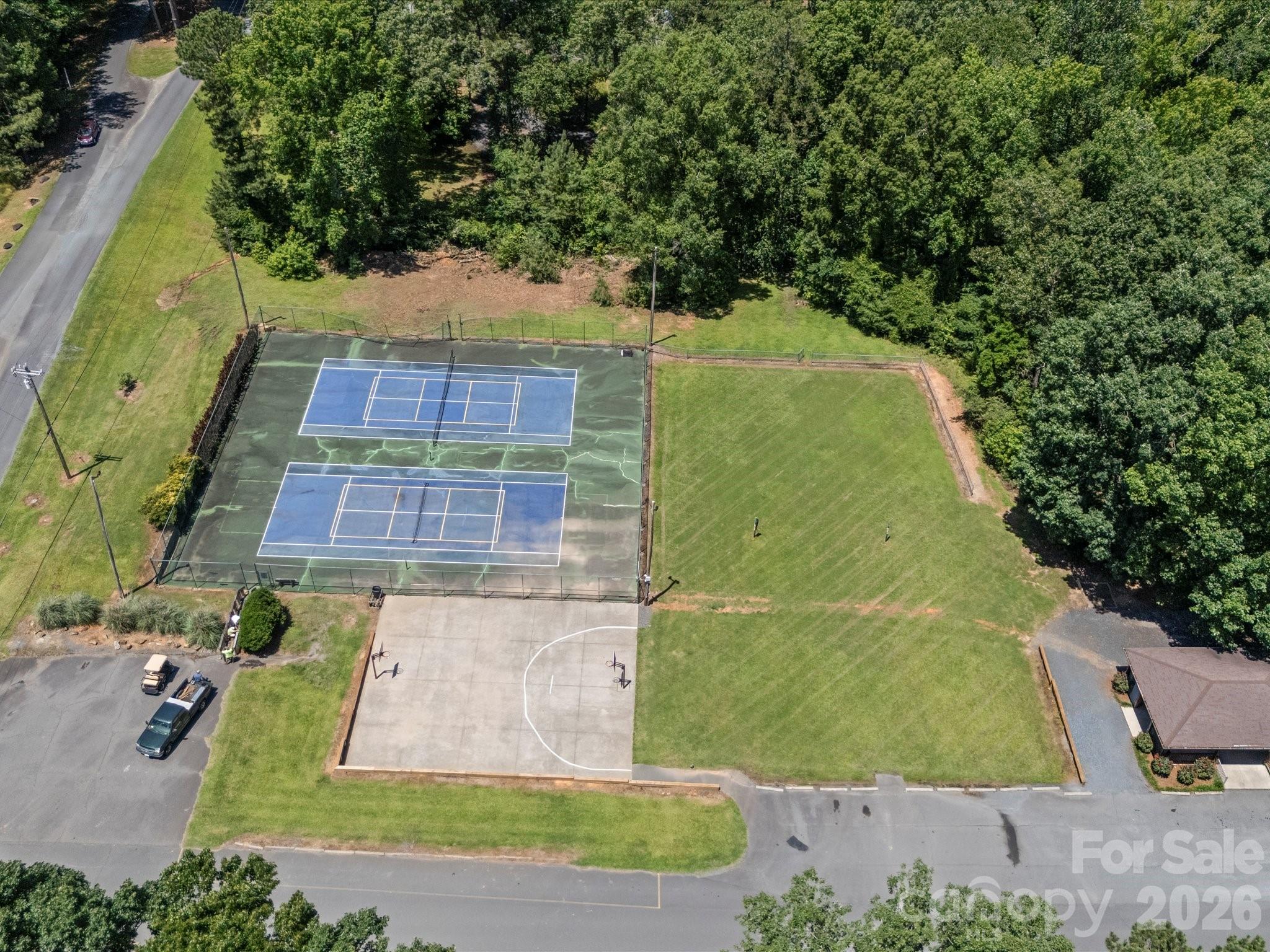 293 Manchester Road Mount Gilead, NC 27306 - Photo 16 of 18 an aerial view of a residential houses