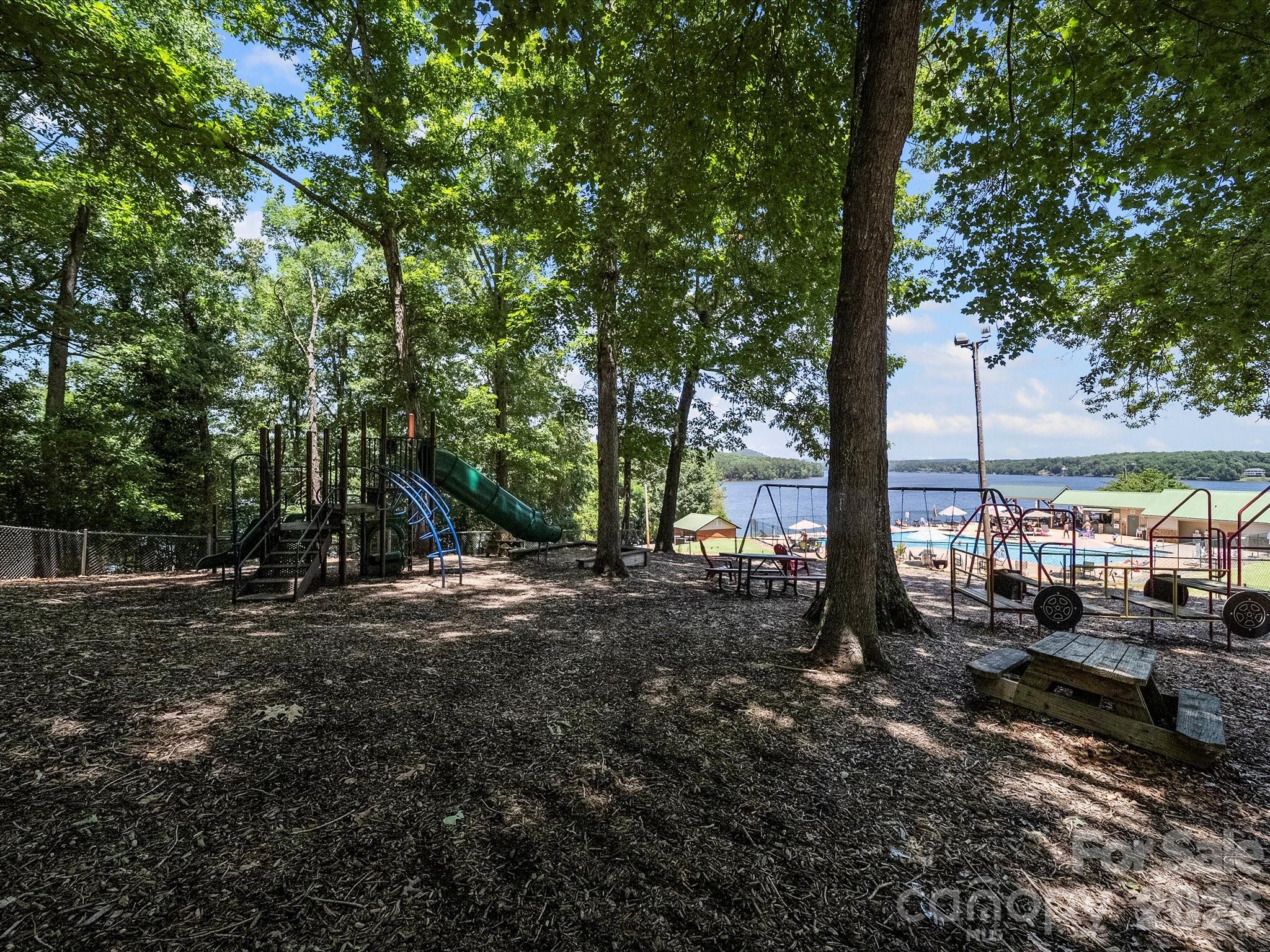 293 Manchester Road Mount Gilead, NC 27306 - Photo 7 of 18 a view of a backyard with large trees
