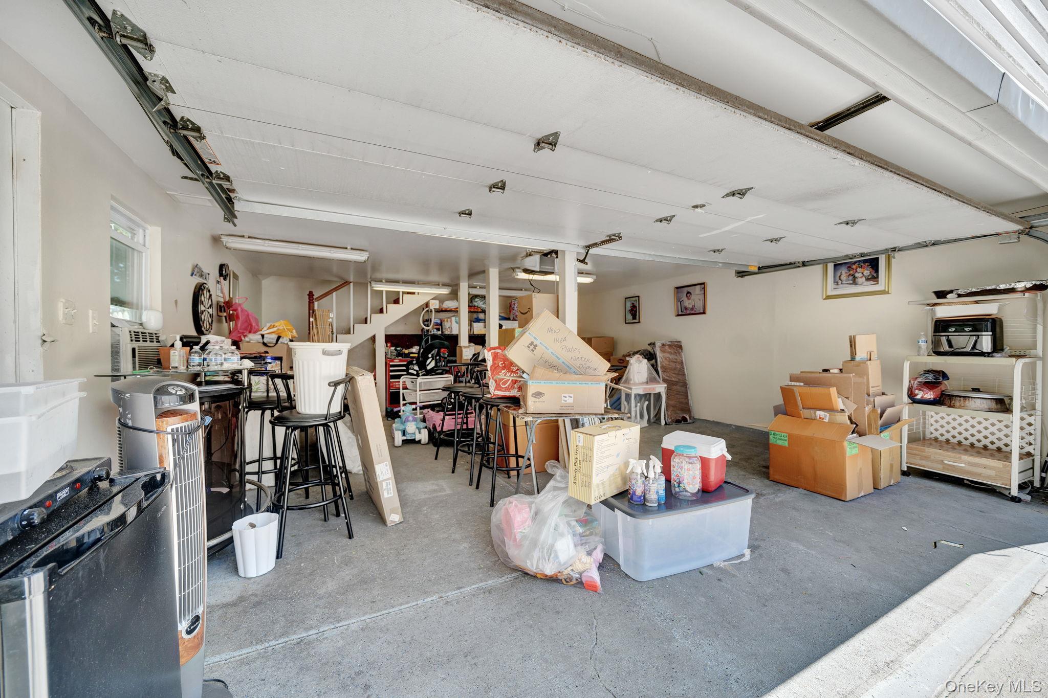 244-15 85th Road Queens, NY 11426 - Photo 26 of 30 Double Garage with Attic Storage area and walk up Steps