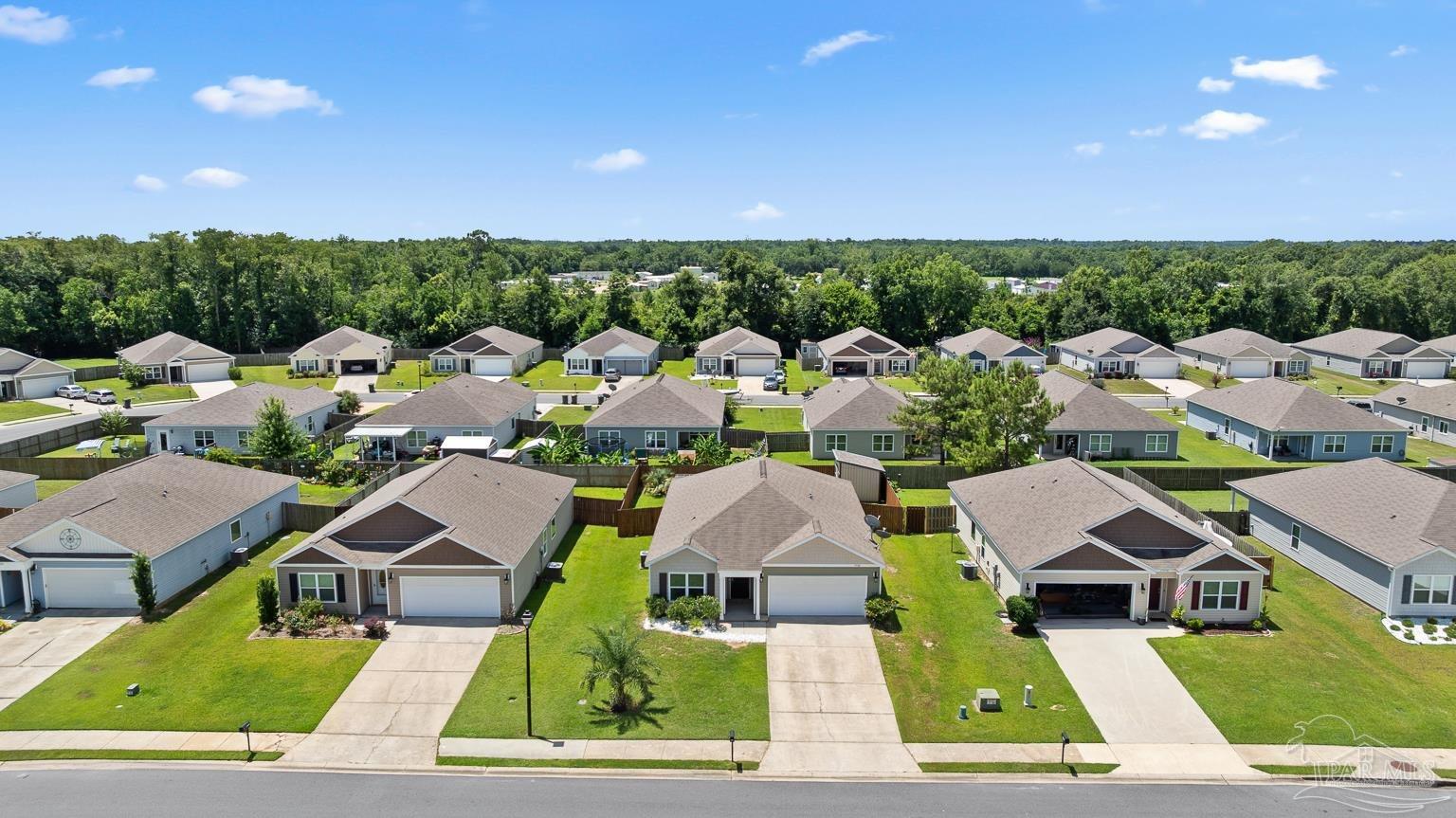 17438 Harding Drive Foley, AL 36535 - Photo 2 of 56 an aerial view of residential houses with outdoor space and street view