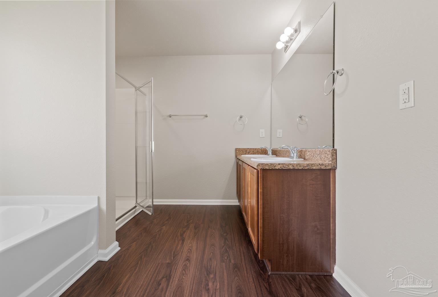 17438 Harding Drive Foley, AL 36535 - Photo 30 of 56 a bathroom with a sink and a mirror