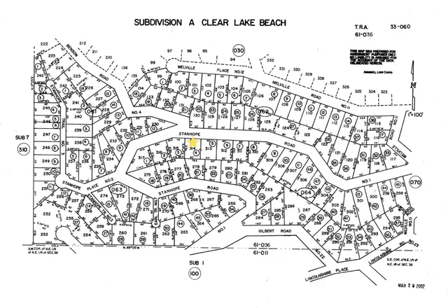$6,500 | 5857 Stanhope Road, Lucerne, CA 95458