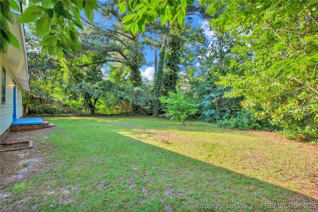 417 Perth Street Fayetteville, NC 28314 - Photo 26 of 30 a view of a yard with a trees