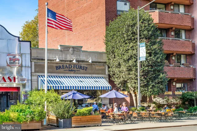 a view of a building with a porch