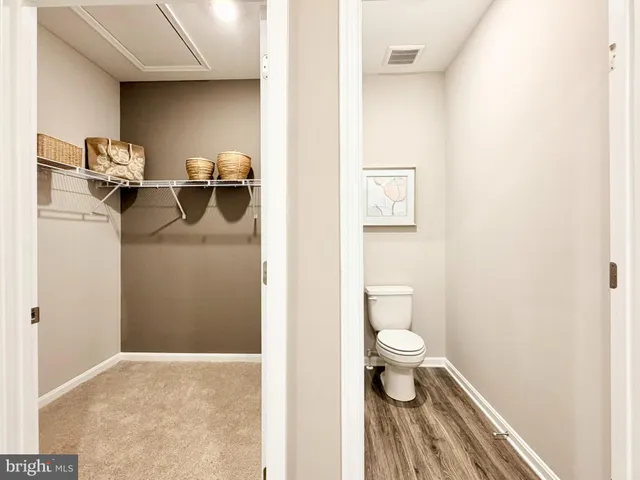 a bathroom with a toilet