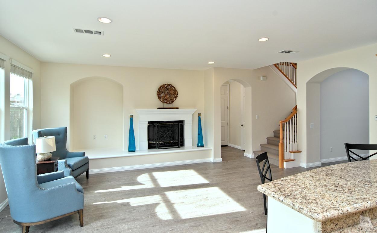 3522 Bridgehampton Way Camarillo, CA 93012 - Photo 16 of 52 a living room with furniture and a fireplace