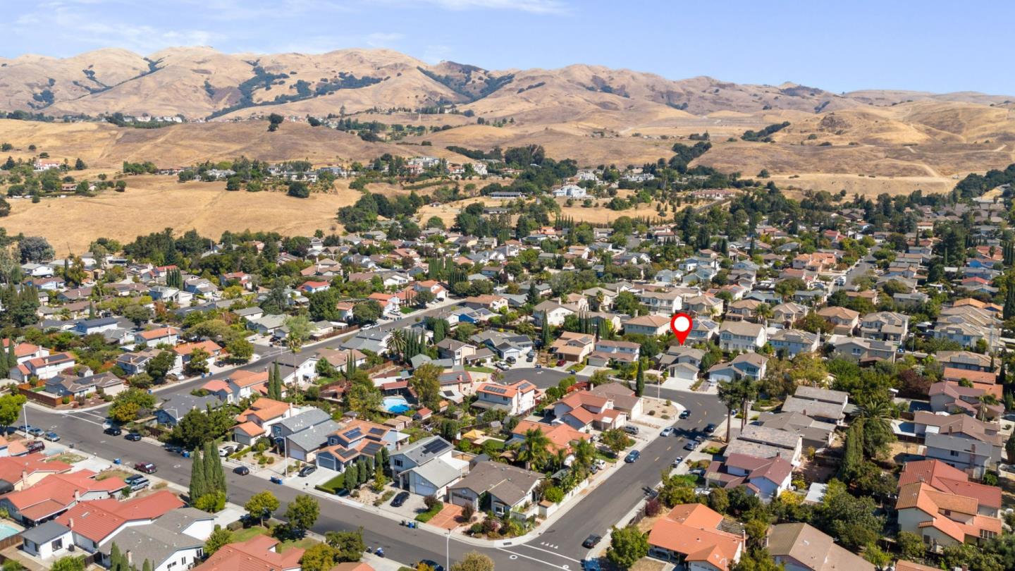 1386 Prada Court Milpitas, CA 95035 - Photo 28 of 36 an aerial view of a city