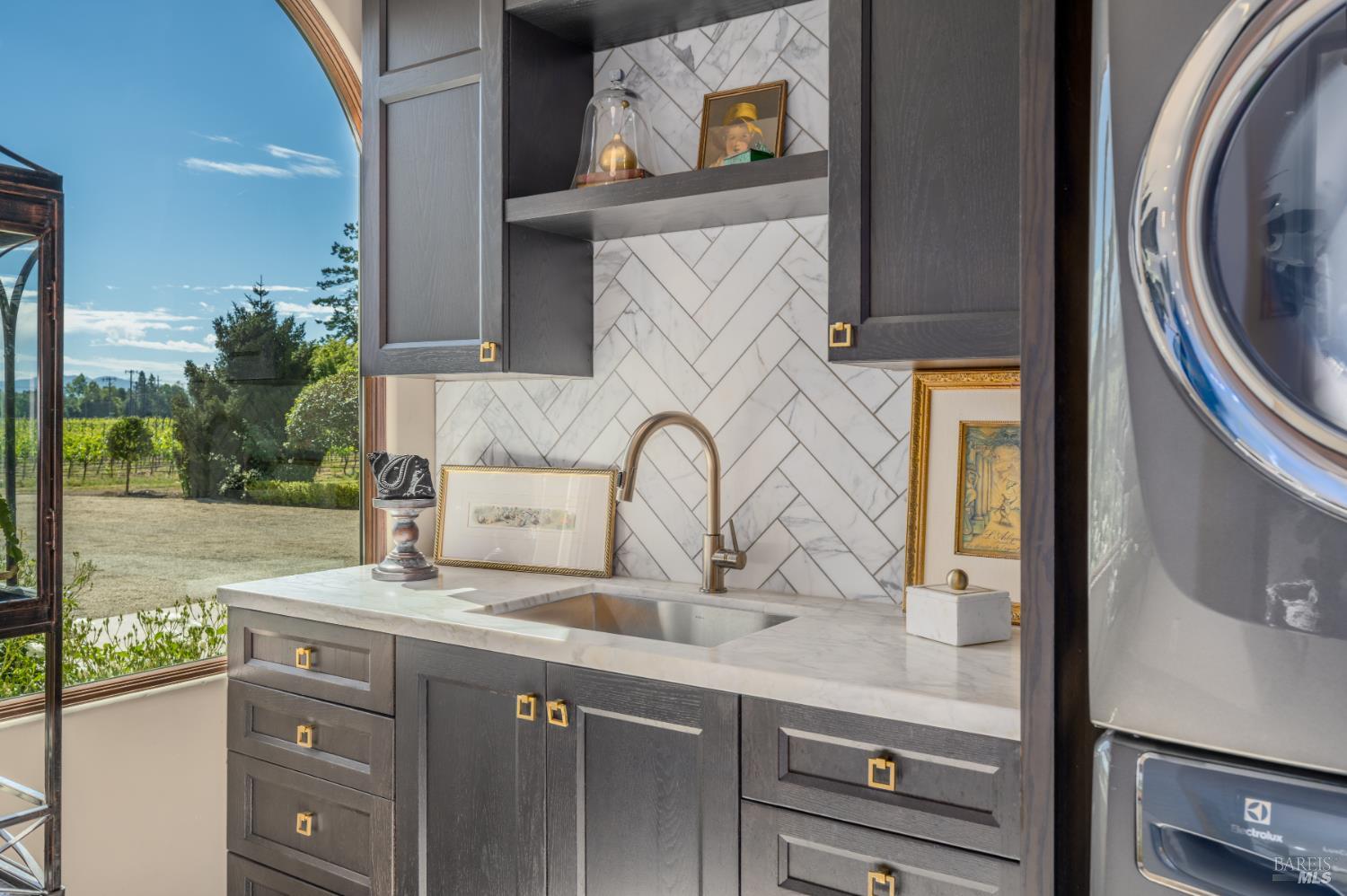 5045 Big Ranch Road Napa, CA 94558 - Photo 20 of 71 a bathroom with a sink and a mirror