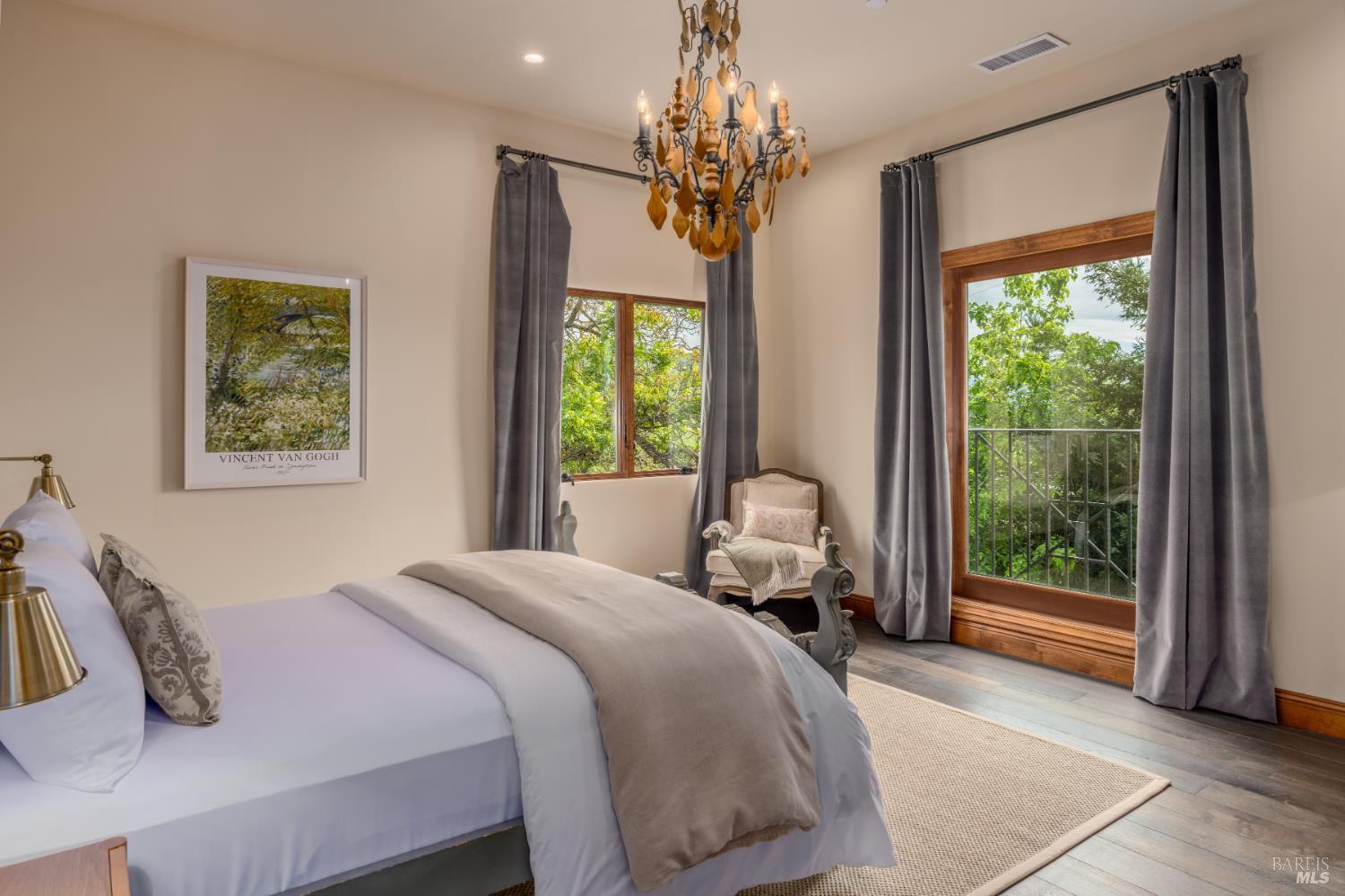 5045 Big Ranch Road Napa, CA 94558 - Photo 39 of 71 a bedroom with a bed and a window