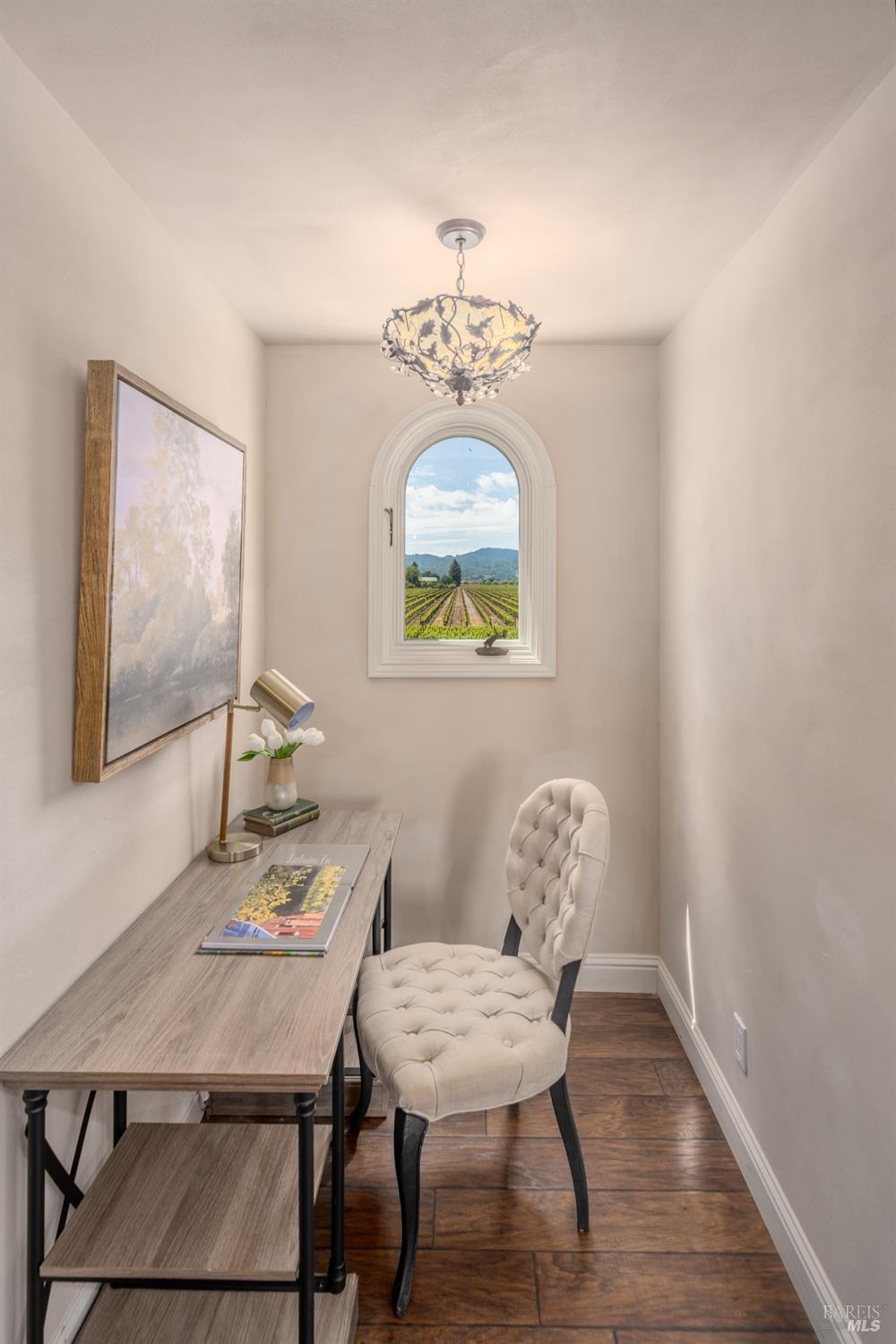 5045 Big Ranch Road Napa, CA 94558 - Photo 53 of 71 a view of a dining room with furniture and wooden floor