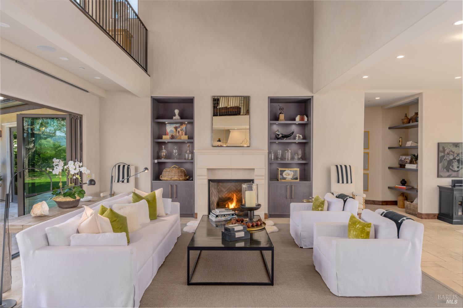5045 Big Ranch Road Napa, CA 94558 - Photo 6 of 71 a living room with furniture and a fireplace