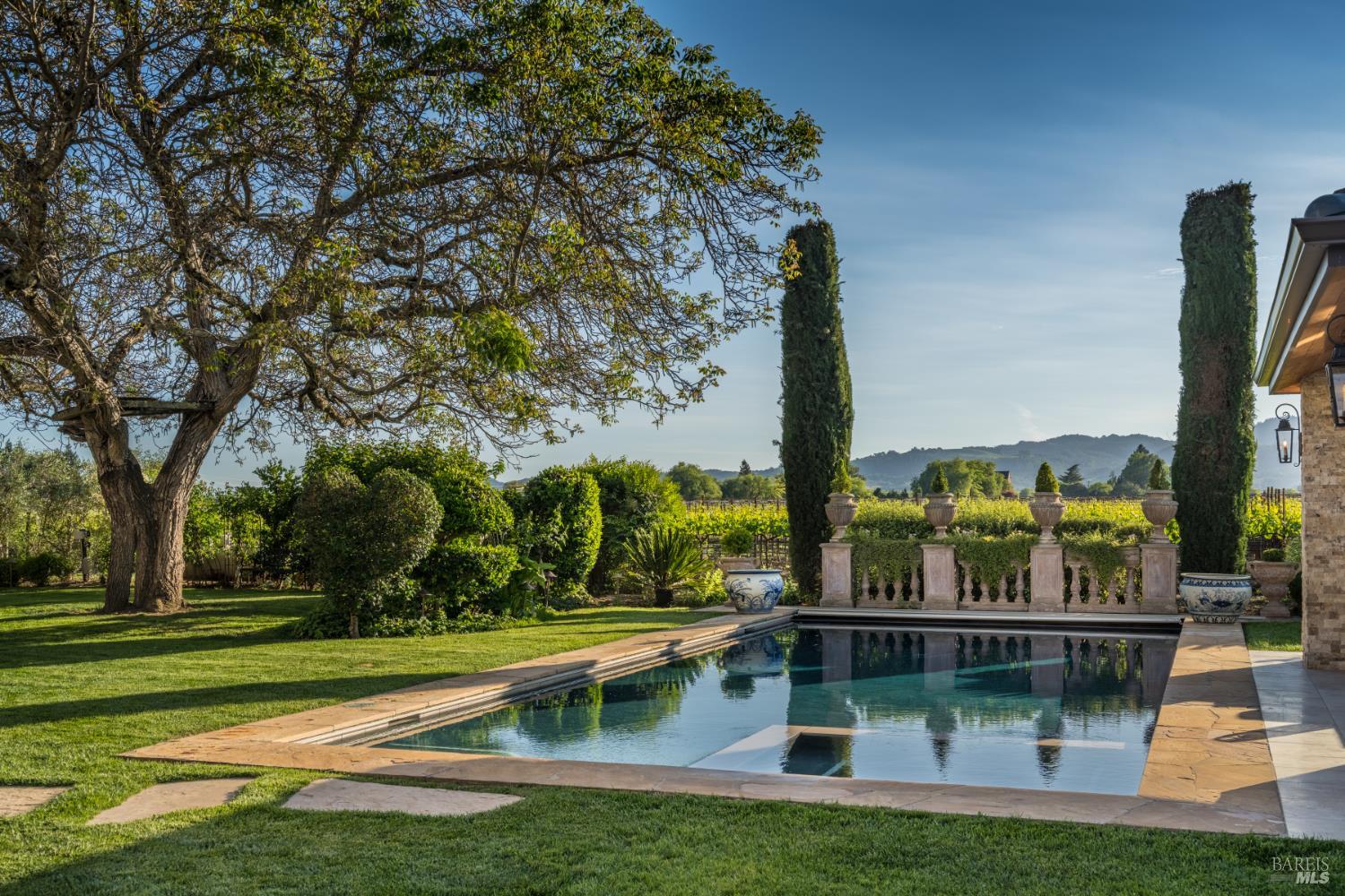5045 Big Ranch Road Napa, CA 94558 - Photo 62 of 71 a view of swimming pool with a patio and lake view