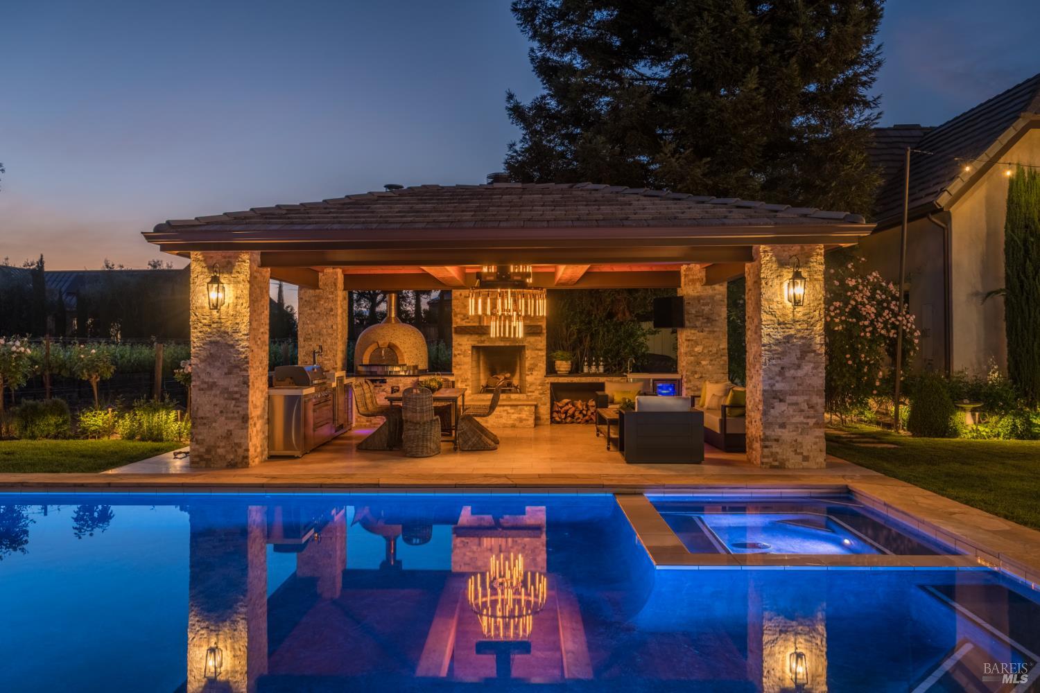5045 Big Ranch Road Napa, CA 94558 - Photo 67 of 71 a view of swimming pool with outdoor seating