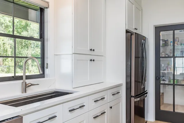 a view of a small space