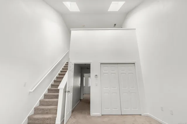 an empty room with a empty space