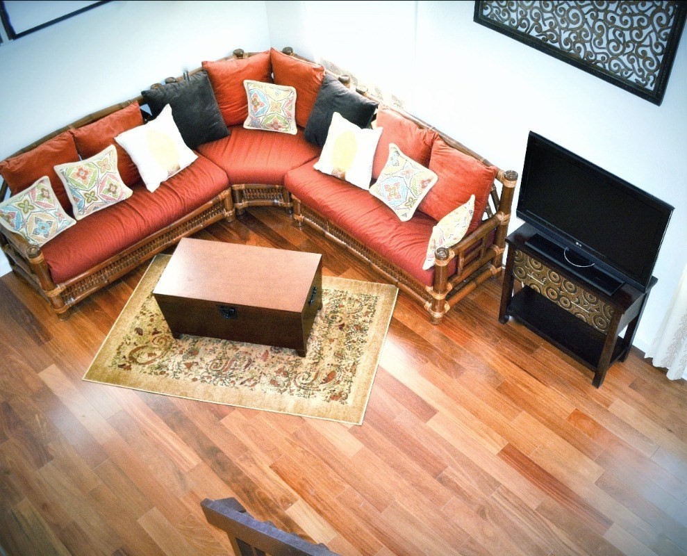4480 Ka Haku Road, Unit 208 Princeville, HI 96722 - Photo 18 of 28 a view of a living room and a couch