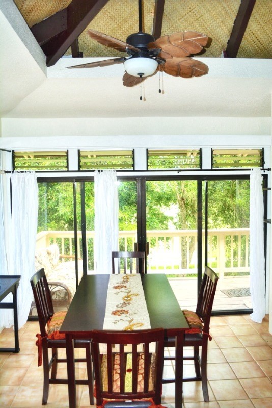 4480 Ka Haku Road, Unit 208 Princeville, HI 96722 - Photo 4 of 28 a view of a dining room with furniture window and outside view