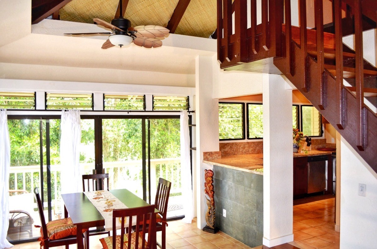 4480 Ka Haku Road, Unit 208 Princeville, HI 96722 - Photo 5 of 28 a dining room with large window
