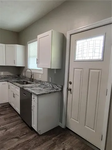 a view of a car garage