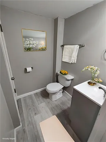 a kitchen with a stove microwave and a refrigerator