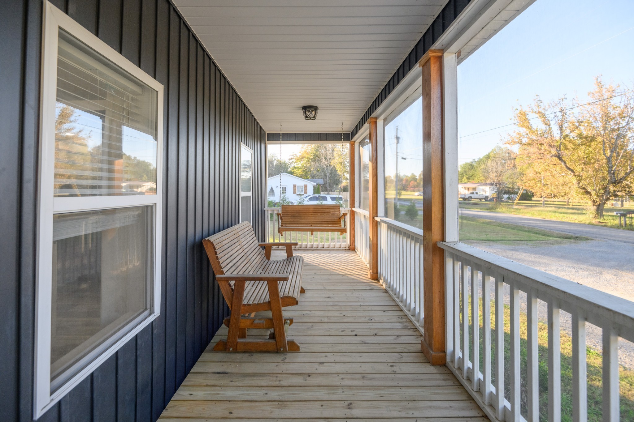 838 Old W Point Road Smithville, TN 37166 - Photo 13 of 65 a view of a balcony with wooden floor